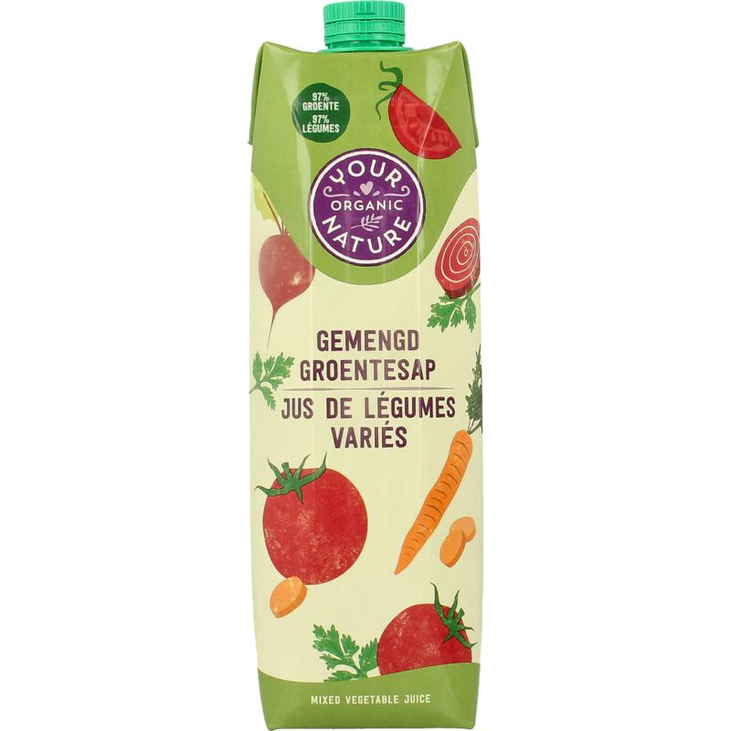 Your Organic Nature Groentesap Gemengd Bio 1000ml