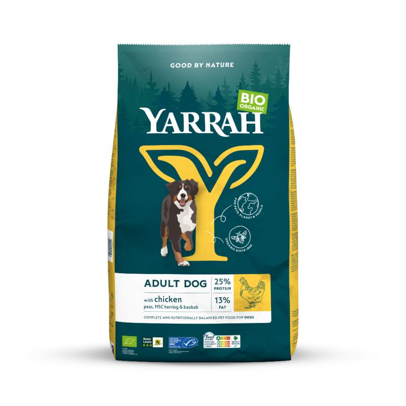 Yarrah Hondenvoer Adult  Met Kip Bio 10kg