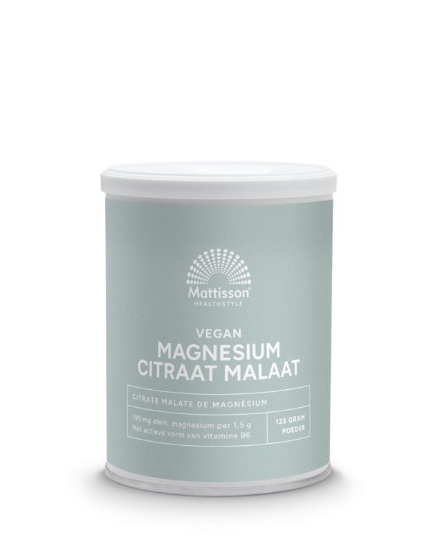 Magnesium Citraat Malaat Poeder 125g