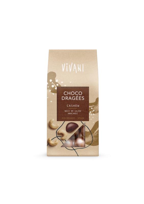 Vivani Choco Dragees Cashew Bio 75g