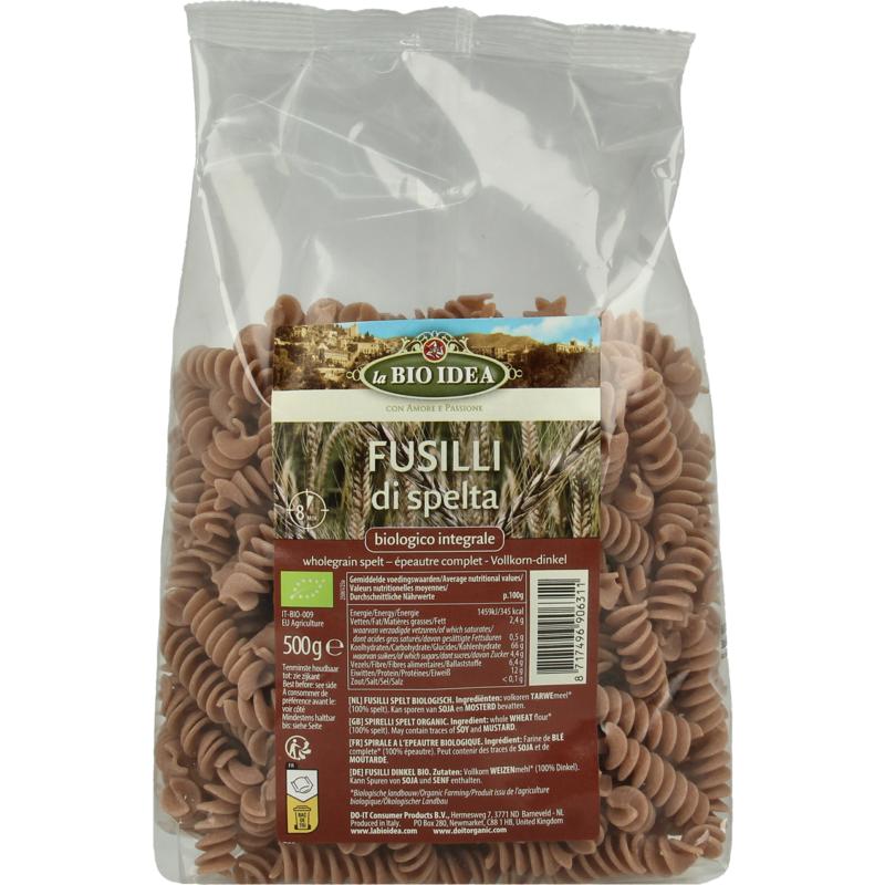 La Bio Idea Spelt Fusilli Bio 500g