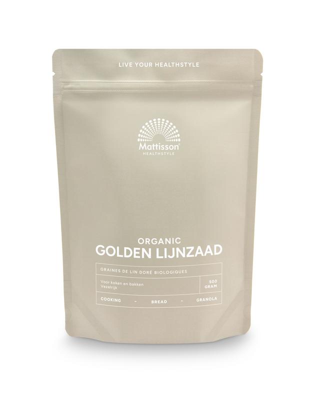 Mattisson Golden Lijnzaad Heel bio 500g