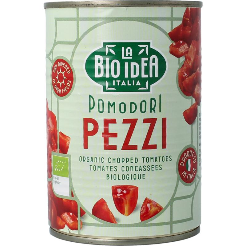 La Bio Idea Tomatenstukjes In Blik Bio 400g