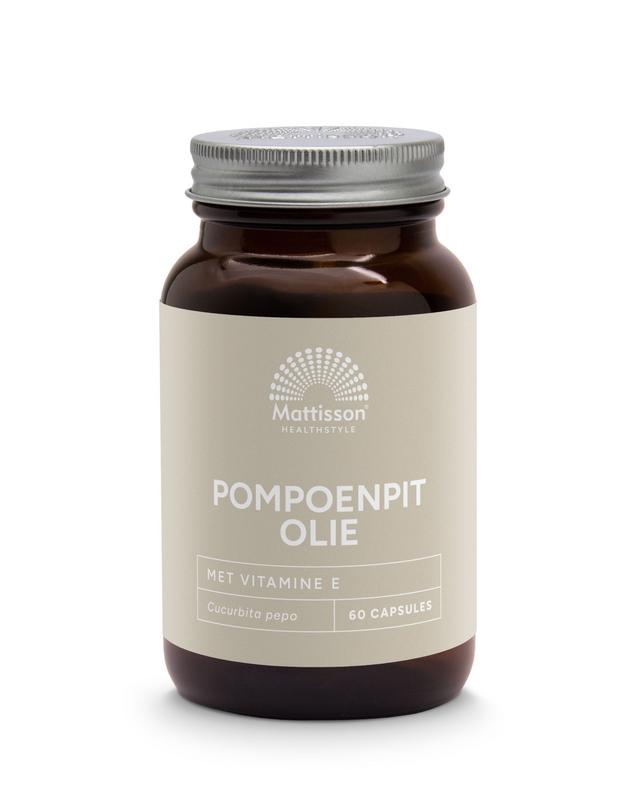 Mattisson Pompoenpitolie Met Vitamine E 1000mg 60ca