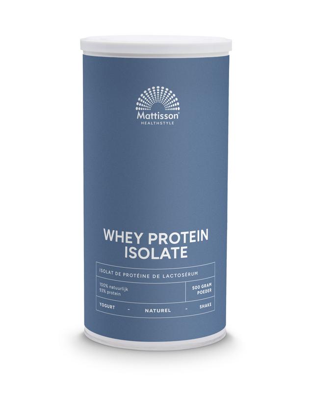 Mattisson Whey Proteïne Poeder Isolaat 93% 500g