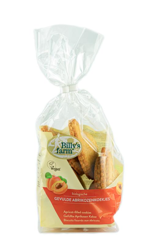 Billy's Farm Gevulde Abrikozenkoekjes Bio 200g