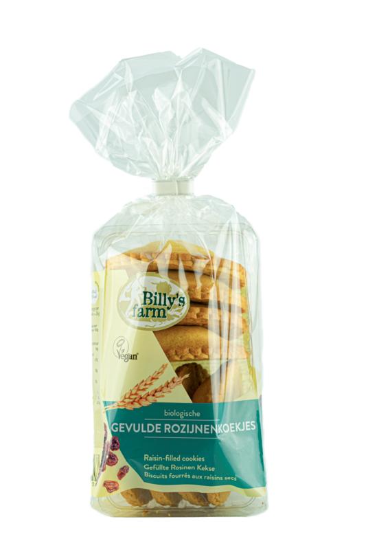 Billy's Farm Gevulde Rozijnenkoekjes Bio 200g