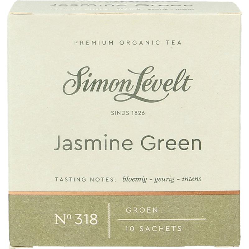 Simon Levelt Groene Thee Jasmijn (Jasmine Green) Bio 10 Builtjes