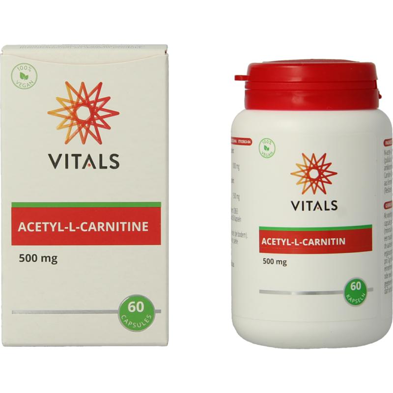 Vitals Acetyl-L-Carnitine 500mg 60ca