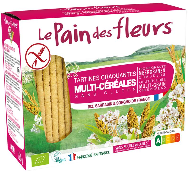 Pain Des Fleurs Crackers Meergranen Bio 150g