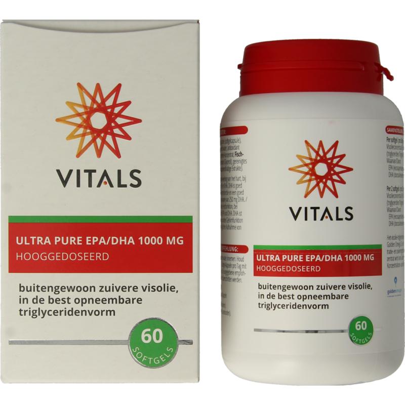 Vitals EPA/DHA Ultra Pure 1000mg 60sft