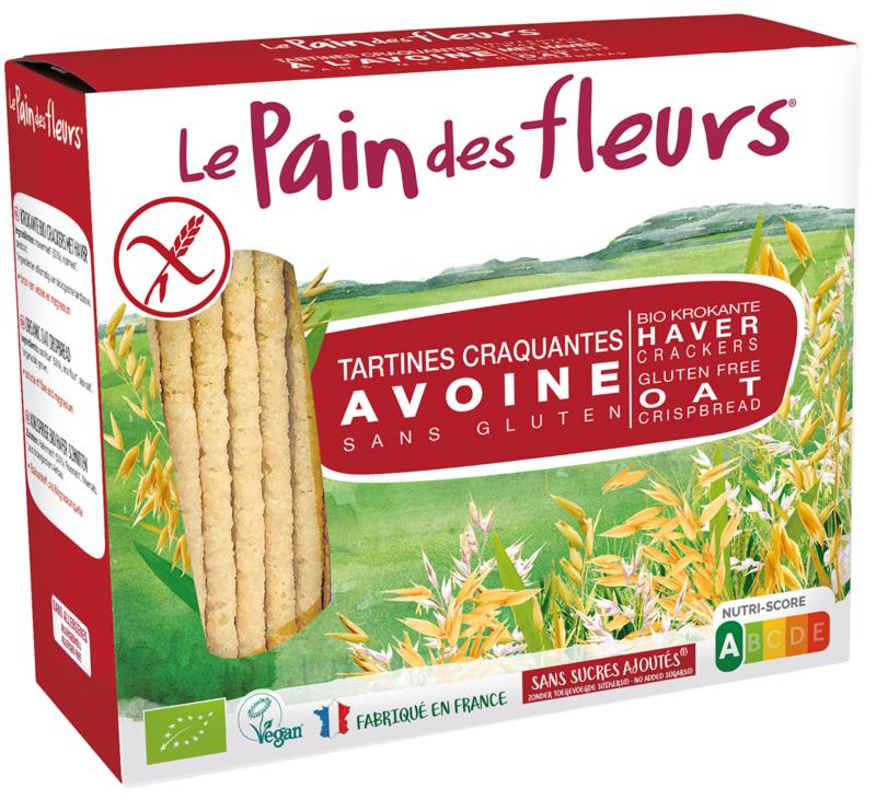 Pain Des Fleurs Crackers Haver Bio 150g