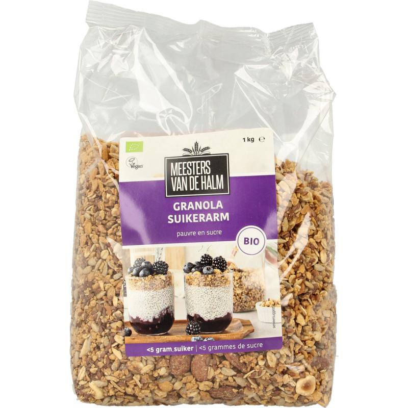 De Halm Granola Suikerarm Bio 1000g