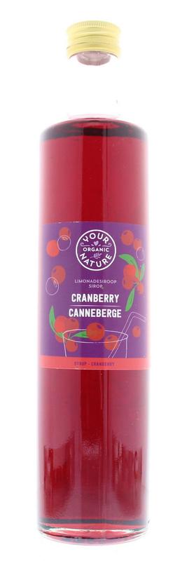 Your Organic Nature Cranberry Siroop Bio 500ml