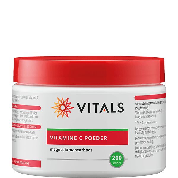 Vitals Vitamine C Poeder (Magnesiumascorbaat) 200g