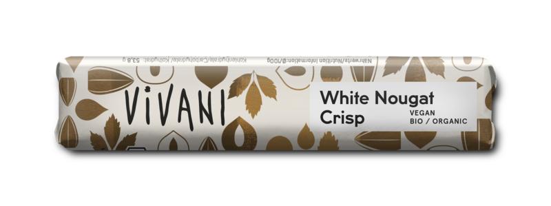 Vivani Chocolate To Go White Nougat Crisp Vegan Bio 35g