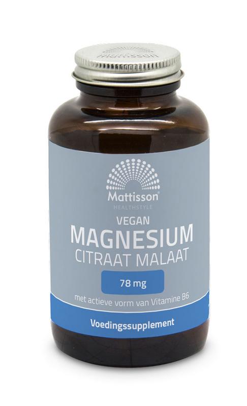 Mattisson Magnesium Citraat Malaat 120vc