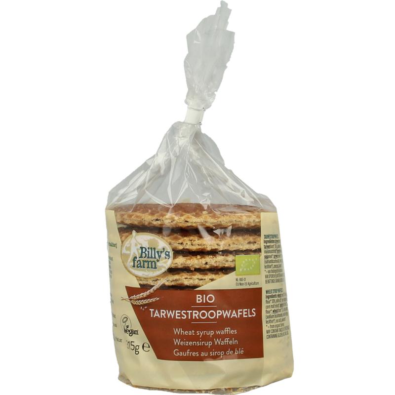 Billy's Farm Tarwestroopwafels Bio 315g