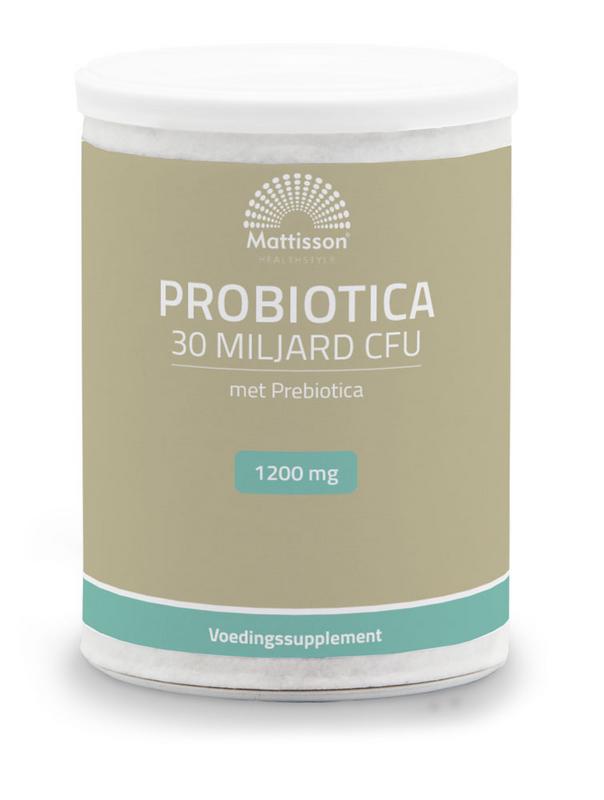 Mattisson Probisson 30 Miljard CFU Met Prebiotica Poeder 125g