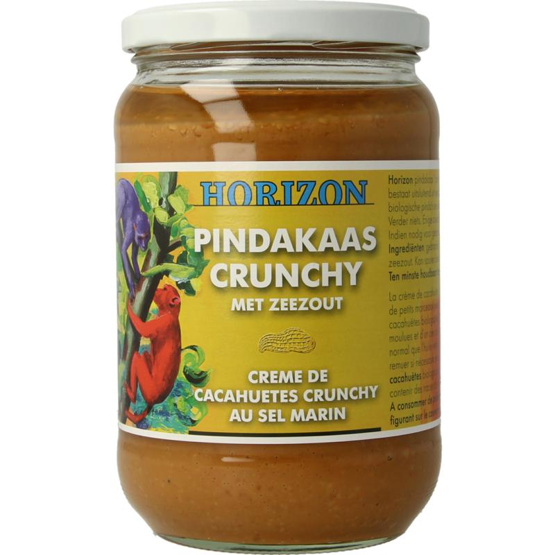 Horizon Pindakaas Crunchy Met Zeezout Bio 650g