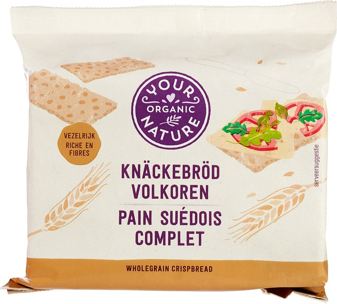 Your Organic Nature Knackebrod Volkoren Bio 250g
