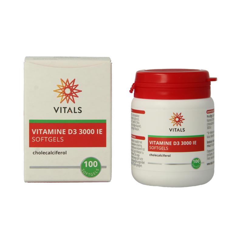 Vitals Vitamine D3 3000IE 100sft
