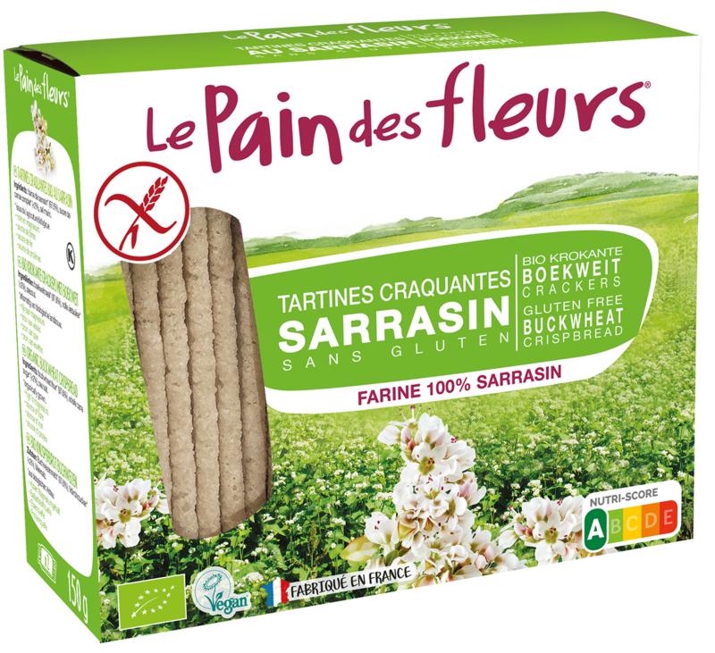 Pain Des Fleurs crackers Boekweit Bio 150g