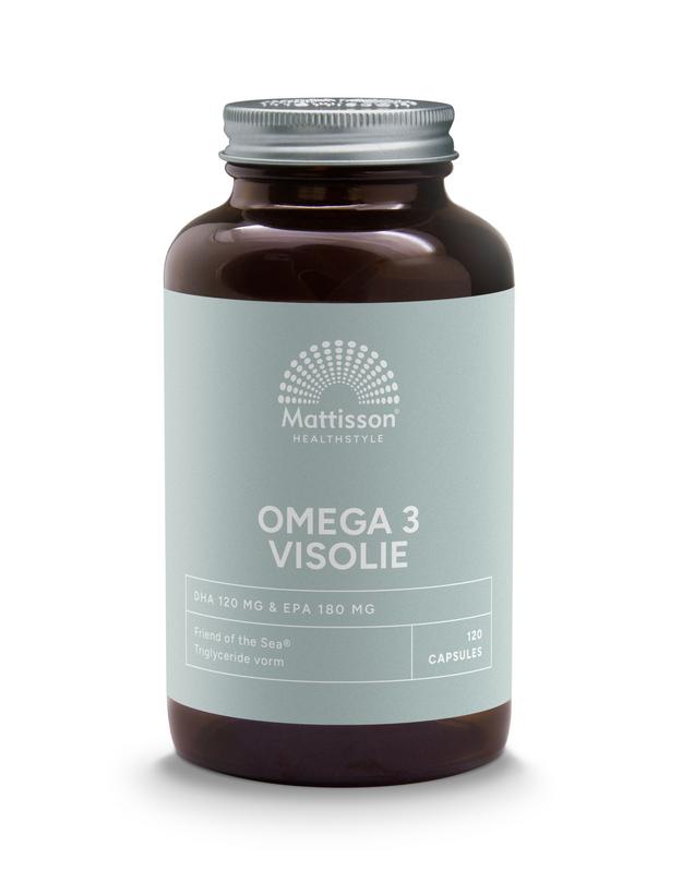 Mattisson Omega 3 Visolie 1000mg EPA 18% & DHA 12% 120ca