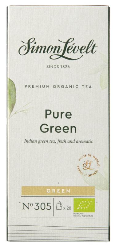 Simon Levelt Groene Thee (Pure green) Bio 20 Builtjes
