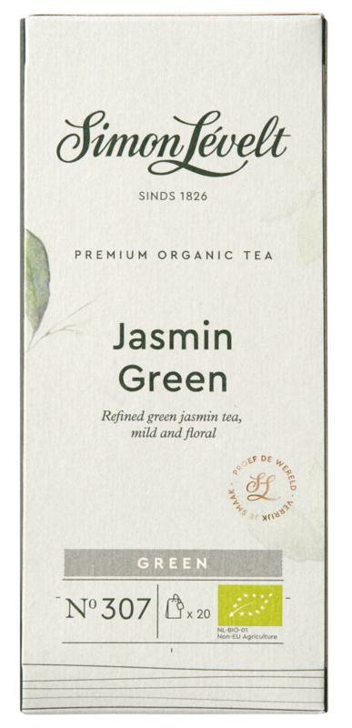 Simon Levelt Groene Thee Jasmijn (Jasmine Green) Bio 20 Builtjes
