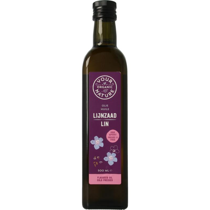 Your Organic Nature Lijnzaadolie Bio 500ml
