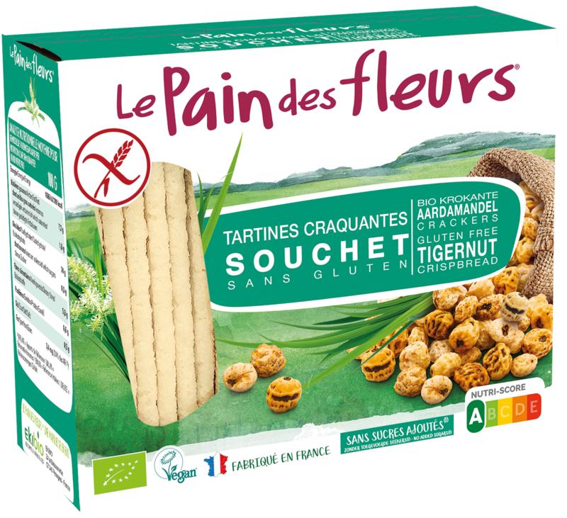 Pain Des Fleurs Crackers Aardamandel Bio 150g