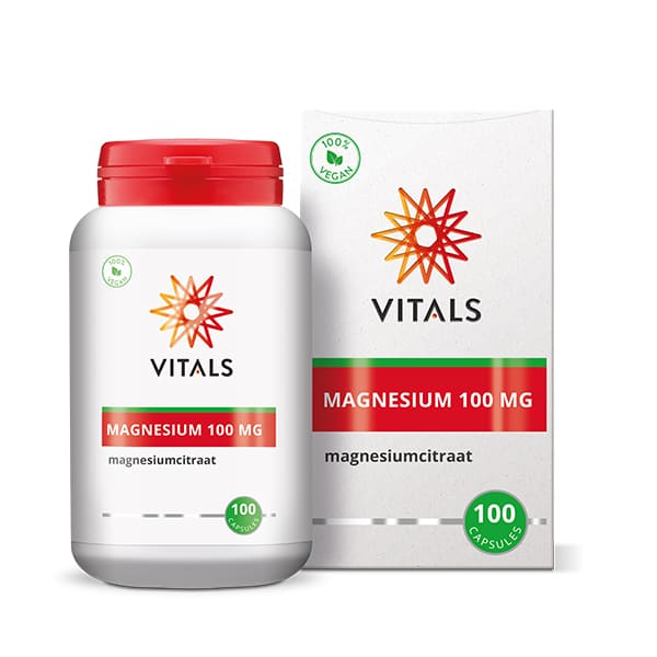 Vitals Magnesiumcitraat 100mg 100ca