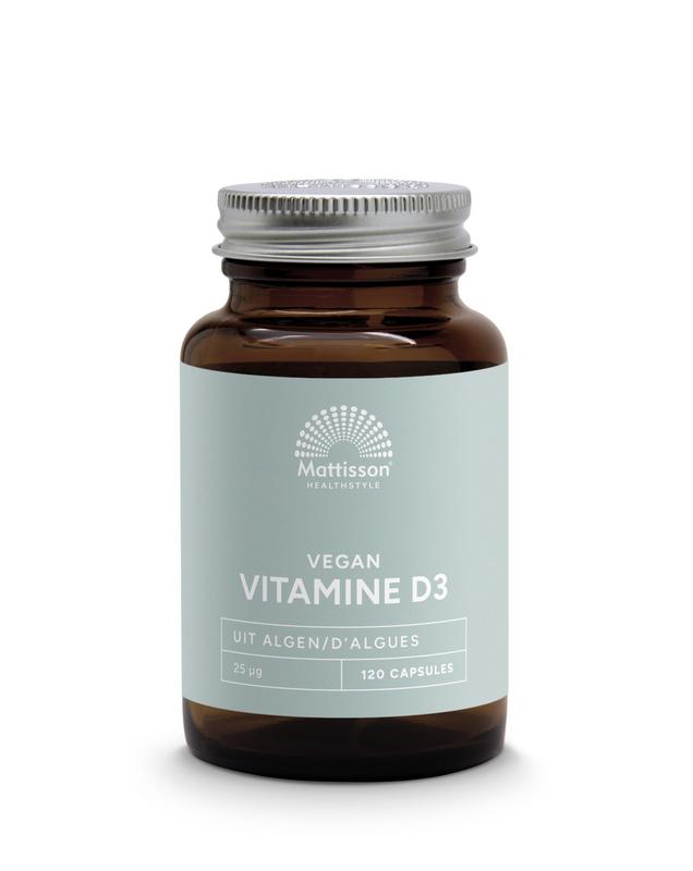 Mattisson Vegan Vitamine D3 25mcg 1000IE 120vc
