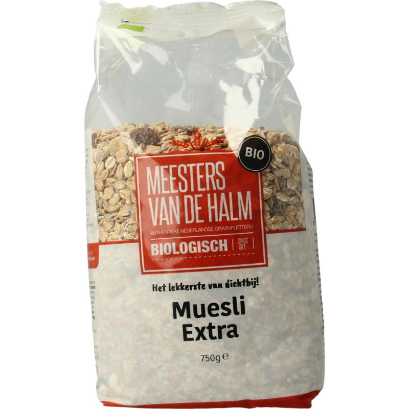 De Halm Muesli Extra Bio 750g