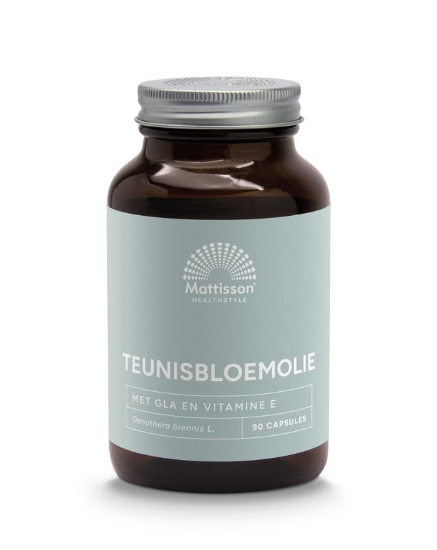 Mattisson Teunisbloemolie Met vitamine E 1000mg 90ca
