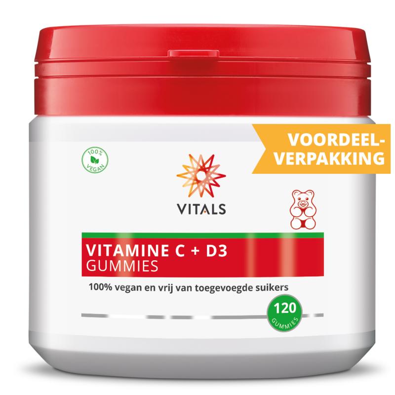 Vitals Vitamine C + D3 120st