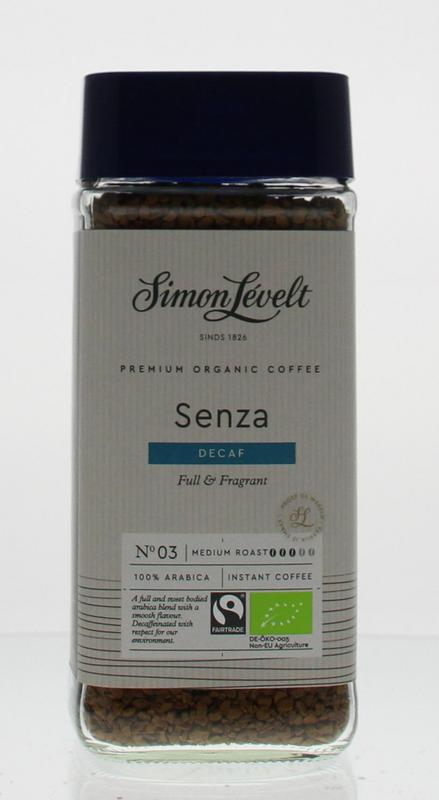 Simon Levelt Senza Decaf Instant Oploskoffie Bio 100g