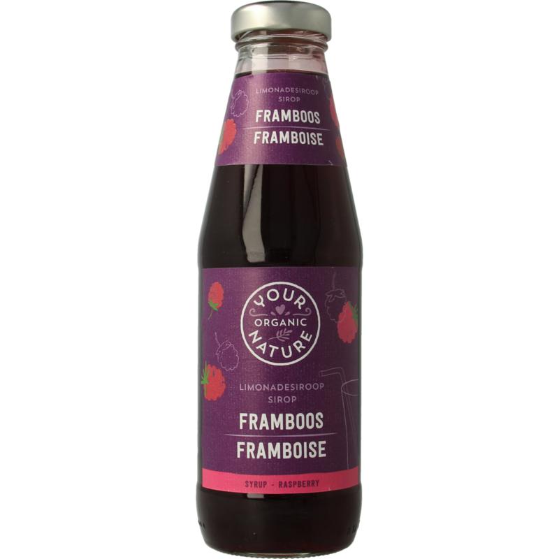 Your Organic Nature Limonadesiroop Framboos Bio 500ml