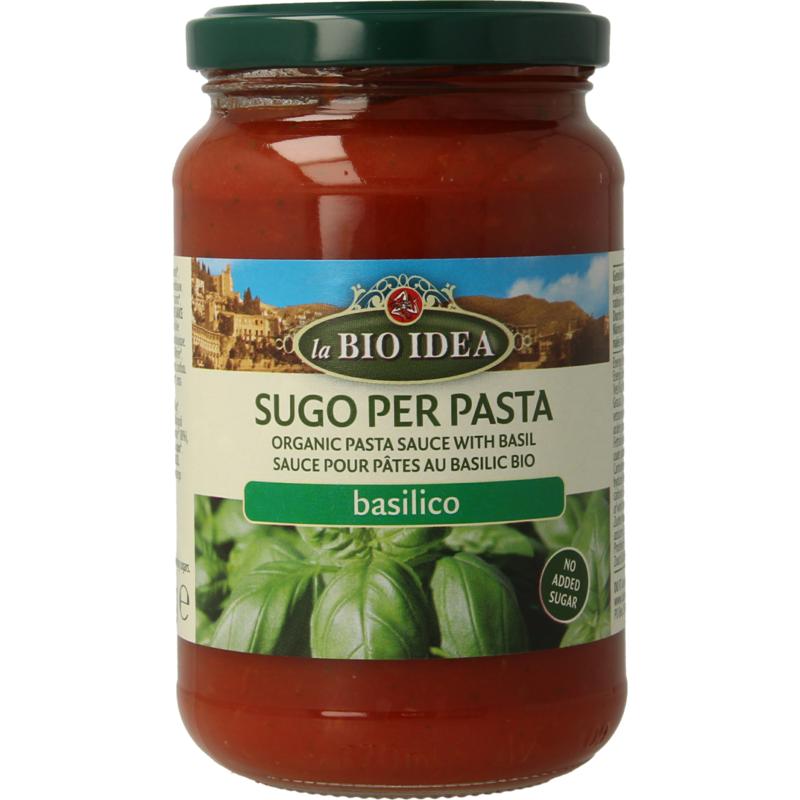 La Bio Idea Pastasaus Basilicum Bio 340g