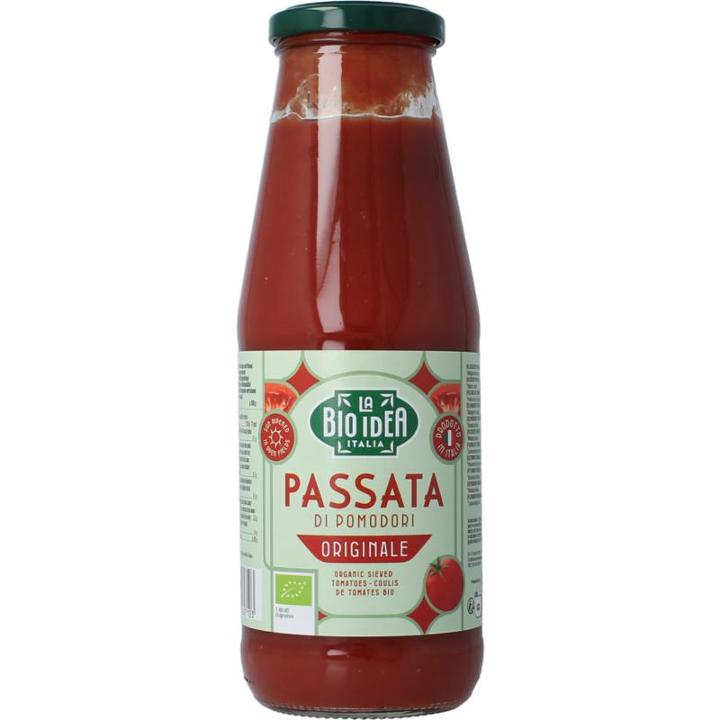 La Bio Idea Passata Gezeefde Tomaten Bio 680g