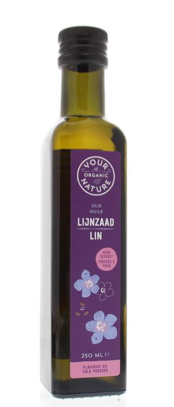 Your Organic Nature Lijnzaadolie Bio 250ml