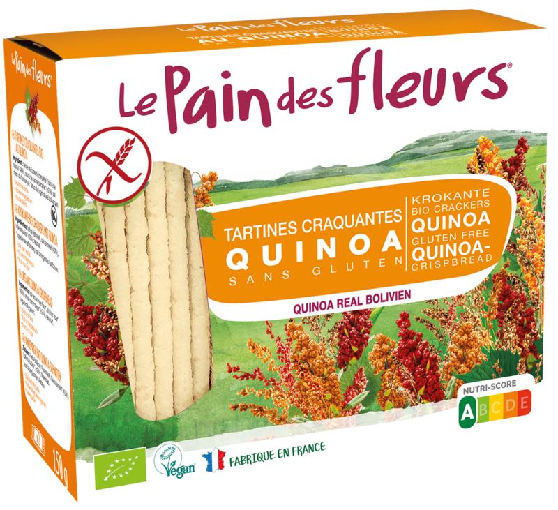 Pain Des Fleurs Crackers Quinoa bio 150g