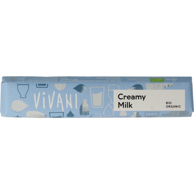 Vivani Chocolate To Go Creamy Milk Bio 40g