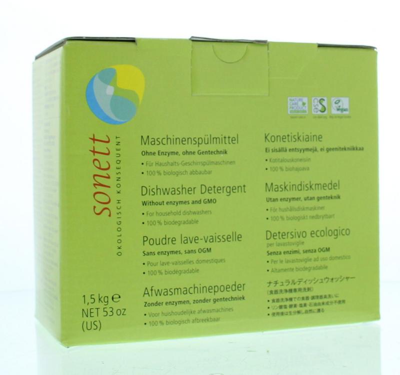 Sonett Vaatwasmachinepoeder 1500g