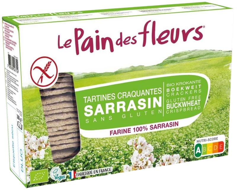 Pain Des Fleurs Crackers Boekweit Bio 300g