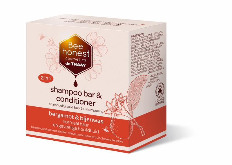 Traay Bee Honest Shampoobar Bergamot & Bijenwas 80g