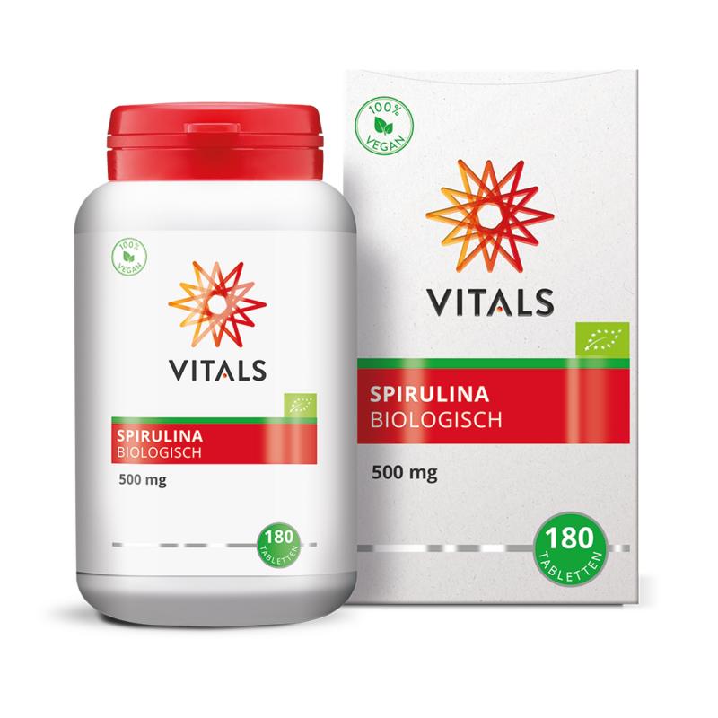 Vitals Spirulina 500mg Bio 180tb
