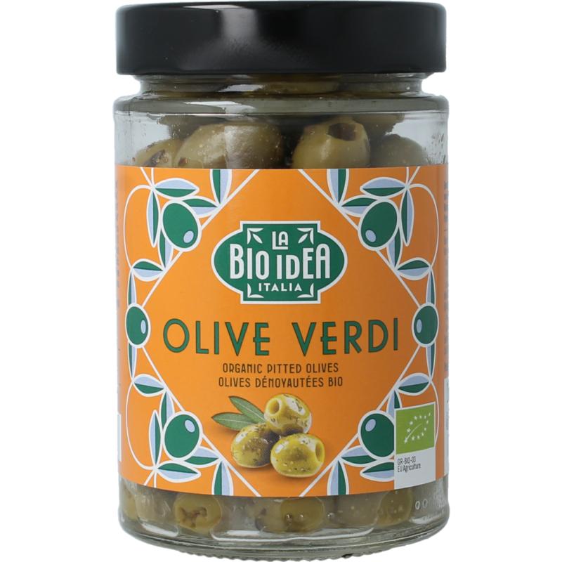 La Bio Idea Olijven Groen Ontpit Bio 165g