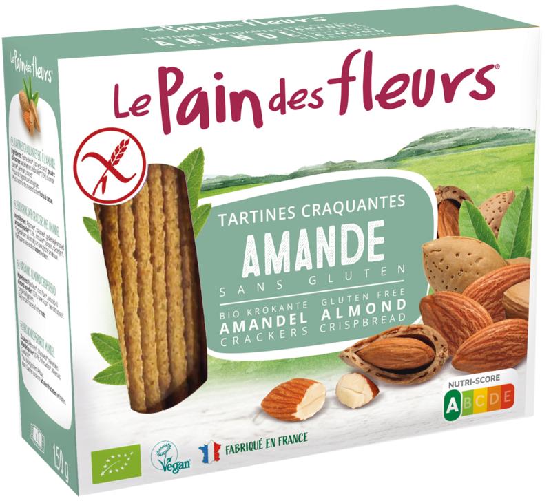 Pain Des Fleurs Crackers Amandel Bio 150g